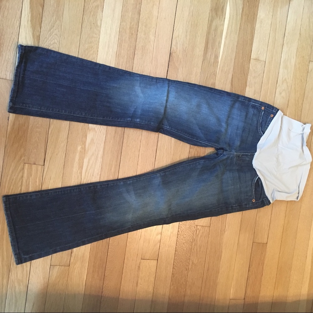 Pea in the Pod/7 For All Mankind maternity jeans